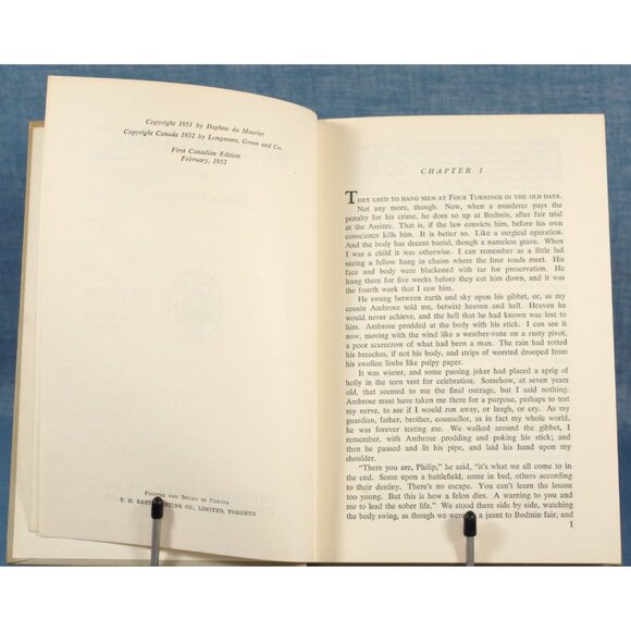 My Cousin Rachel by Daphne Du Maurier, 1952 First Canadian Edition, Thriller - Picture 3 of 6